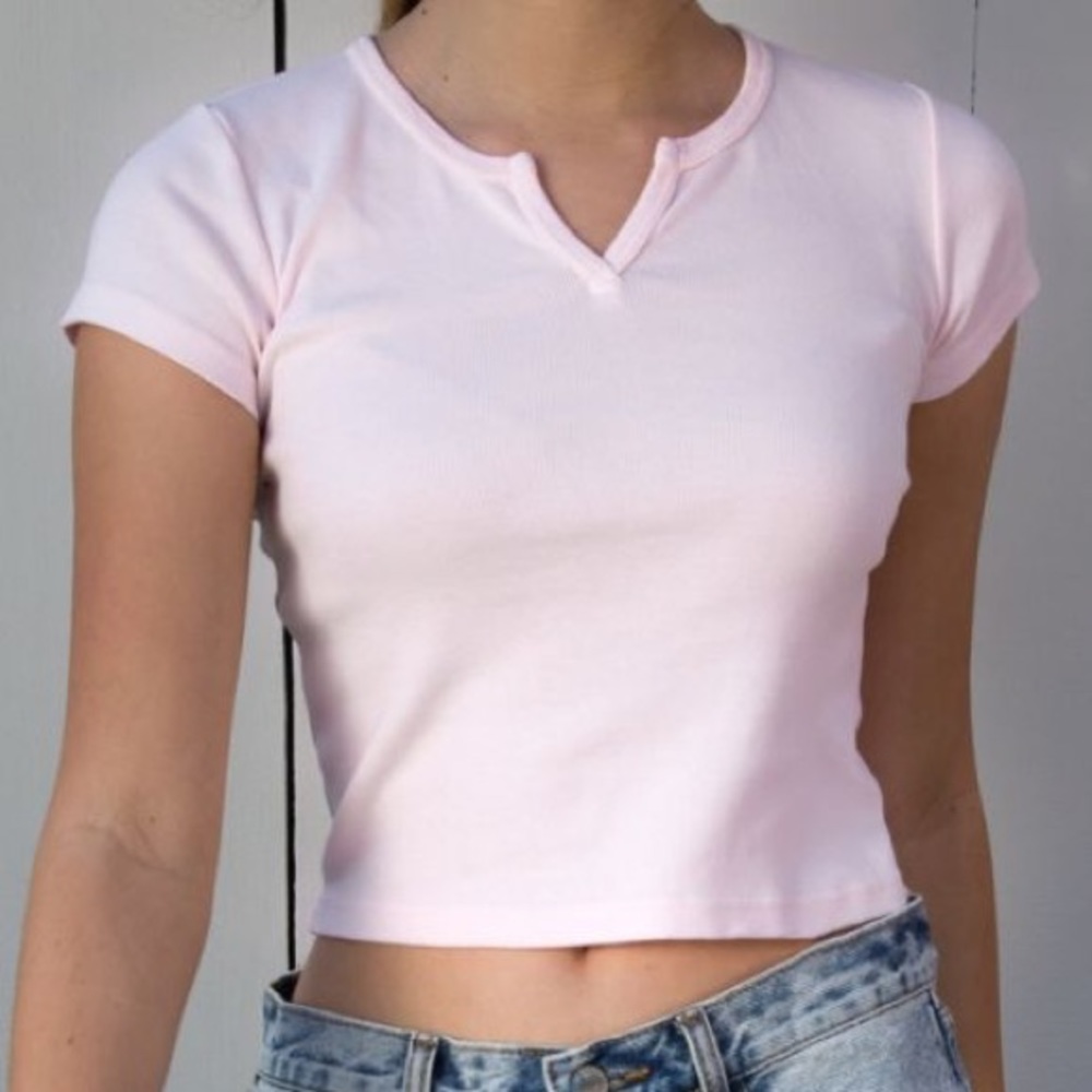 Brandy Melville Pink Ashlyn Top